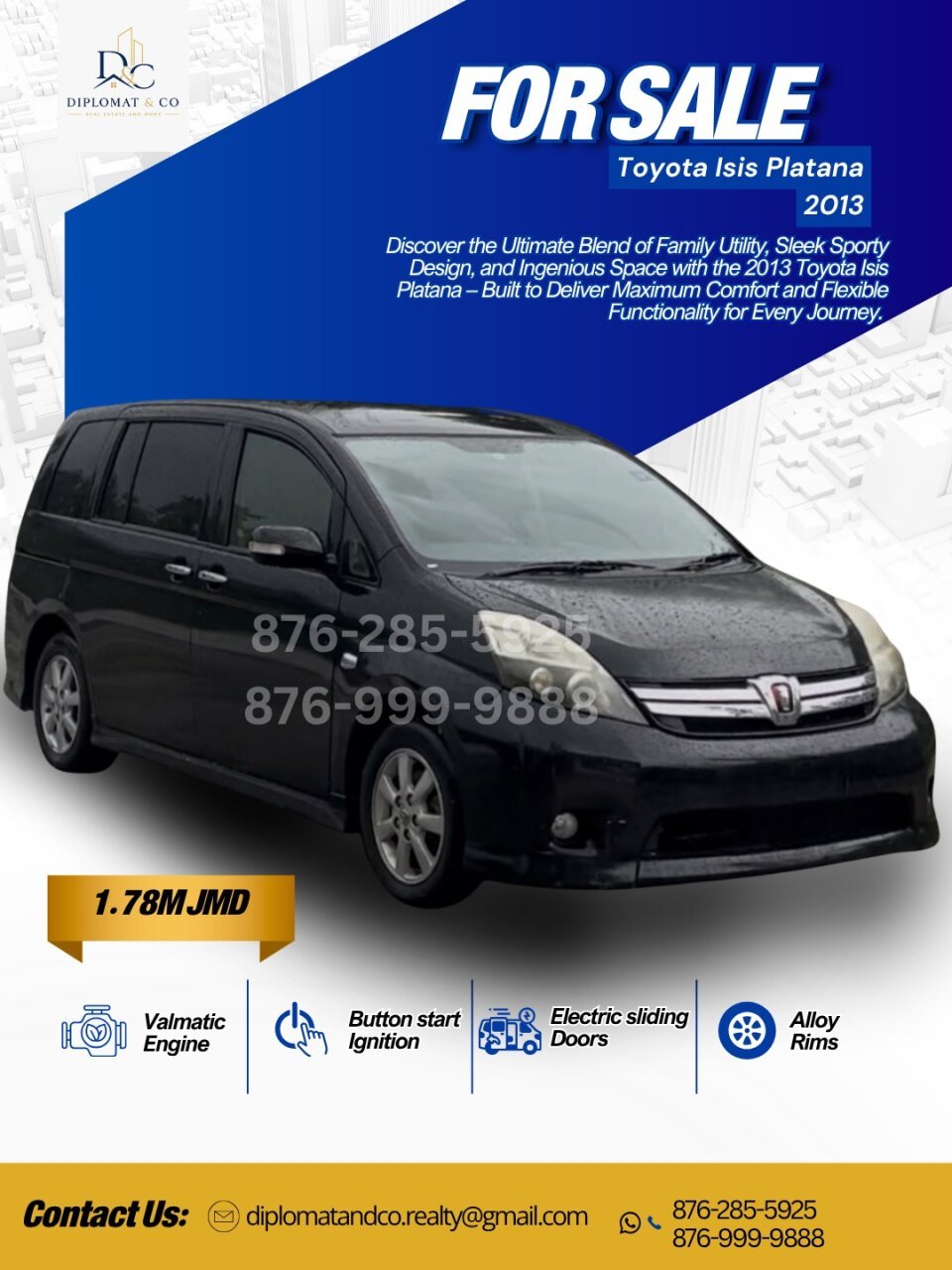 2013 TOYOTA Isis Platana