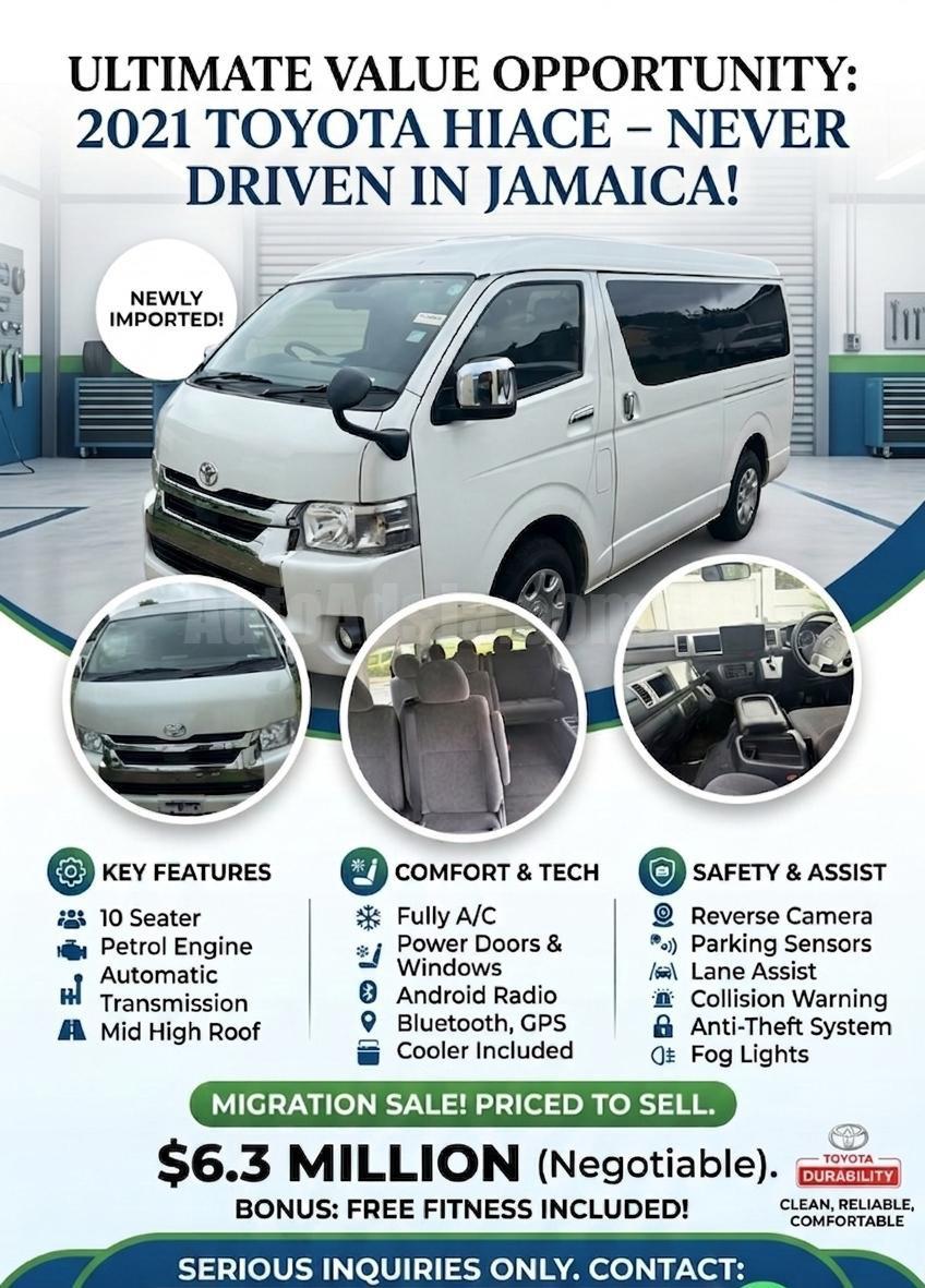 2021 TOYOTA HIACE GL