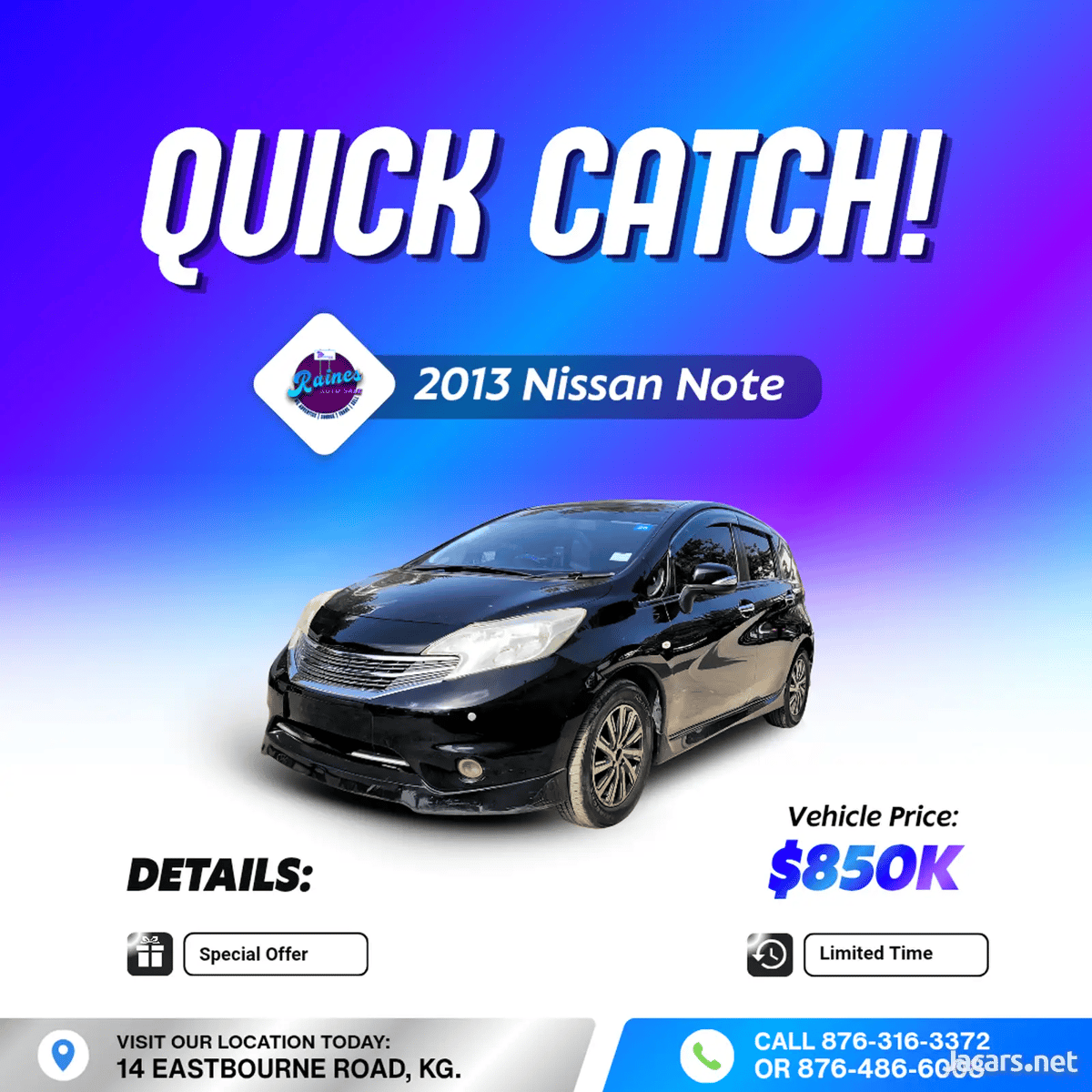 2013 NISSAN Note