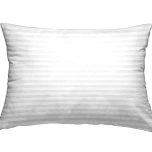 זוג ציפיות ג'קארד פסים 1 ס"מ כותנה סאטן 500