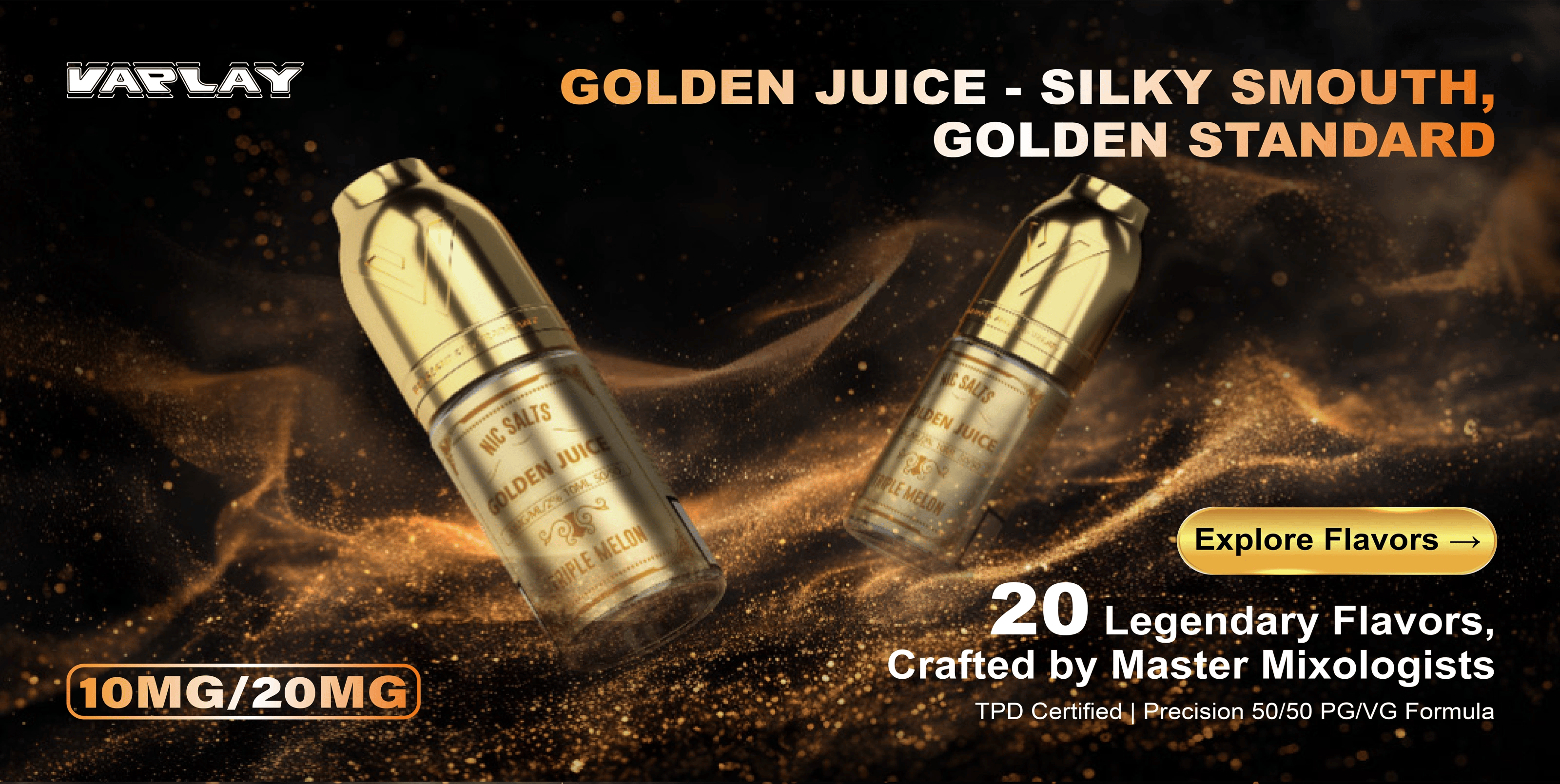 vaplay golden juice vape e-liquid