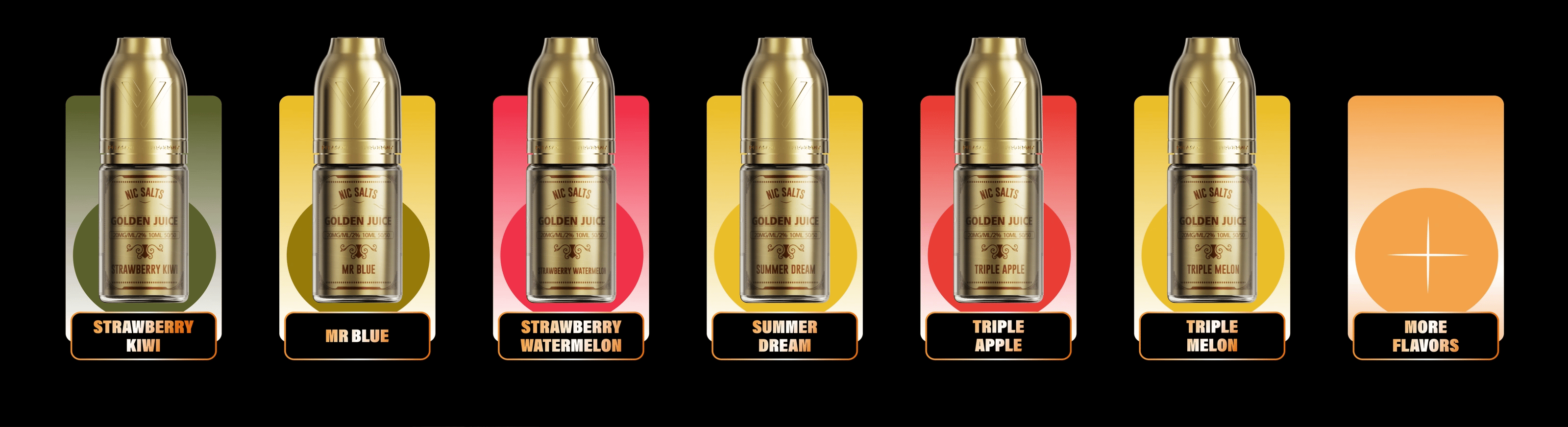 flavors of vaplay golden juice vape e-liquid