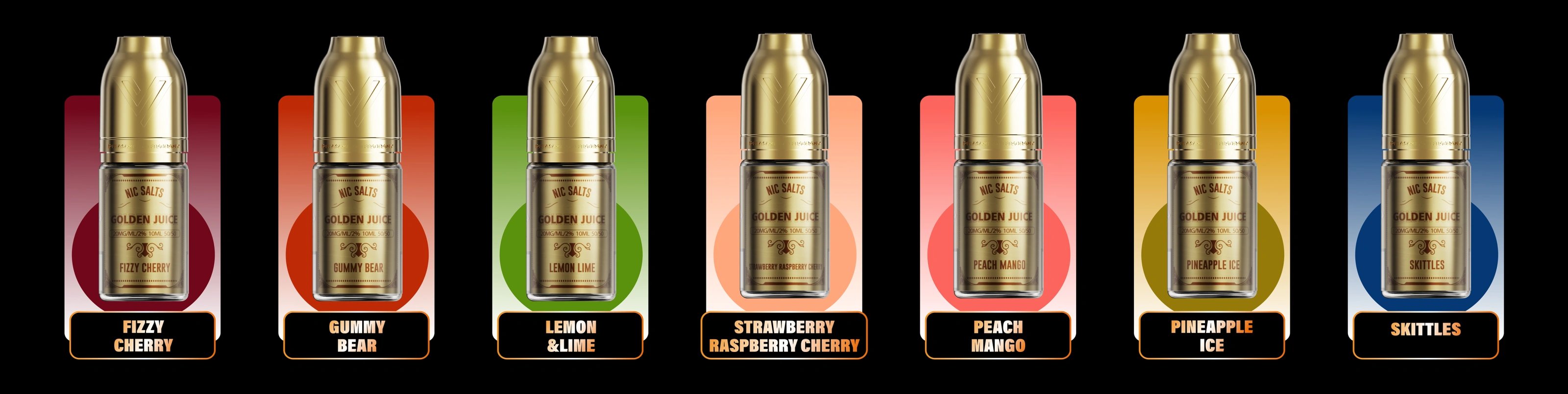 flavors of vaplay golden juice vape e-liquid