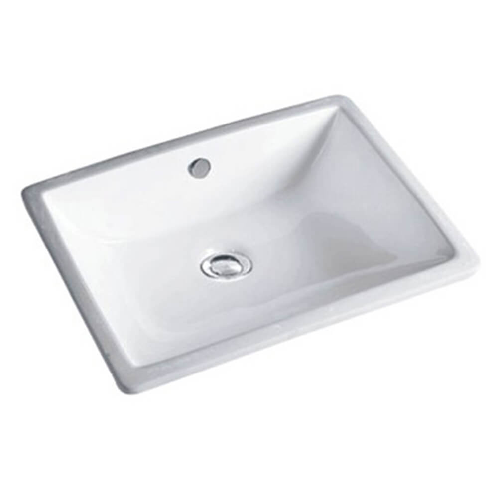 Best BM BA100 Rectangular Undermount Basin With Overflow