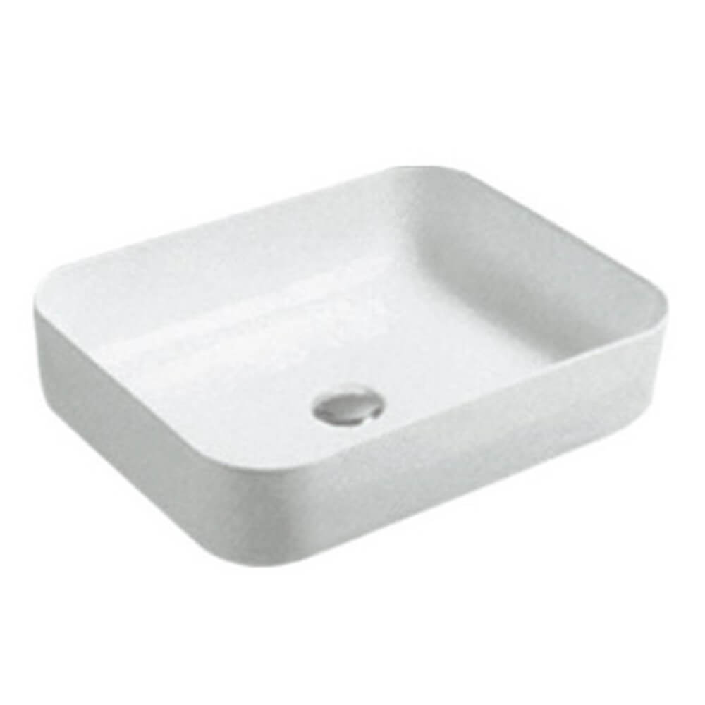 Best BM BA530 Rectangular Counter Top Basin With No Overflow