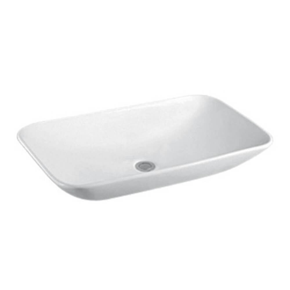 Best BM BA600 Rectangular Counter Top Basin With No Overflow