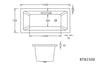 Best BM BARI Acrylic Insert Bath Tub gallery image