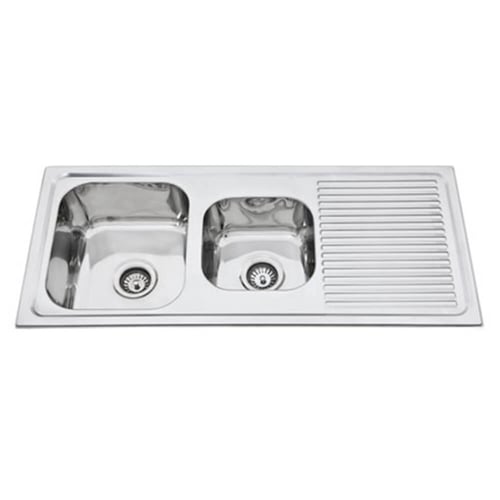 BEST BM BKS-PA150 Stainless Steel 1 & Half Bowl Sink With LH / RH Drainer