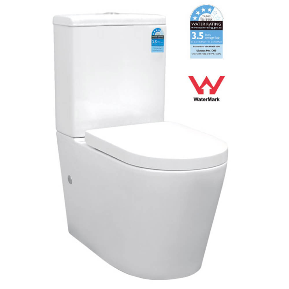 Best BM Denver Back To Wall Ceramic Toilet Suite
