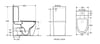 Best BM Dublin Back To Wall Rimless Toilet Suite gallery image