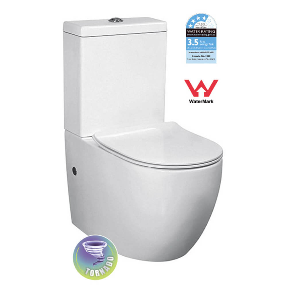 Best BM Toulouse Back To Wall Tornado Toilet Suite