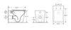 BEST BM Turin Floor Mount Rimless Toilet Pan gallery image