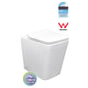 BEST BM Turin Floor Mount Rimless Toilet Pan