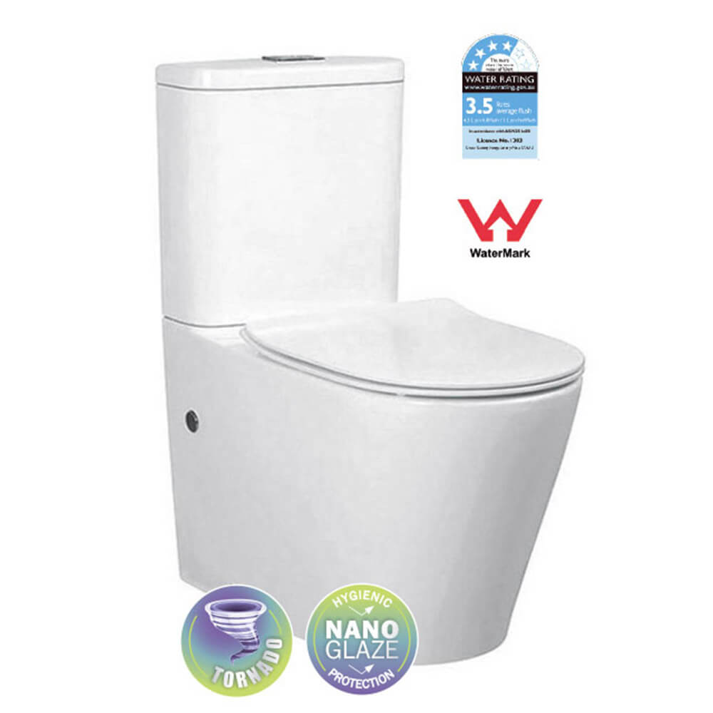 Best BM Venice Back To Wall Tornado Ceramic Toilet Suite