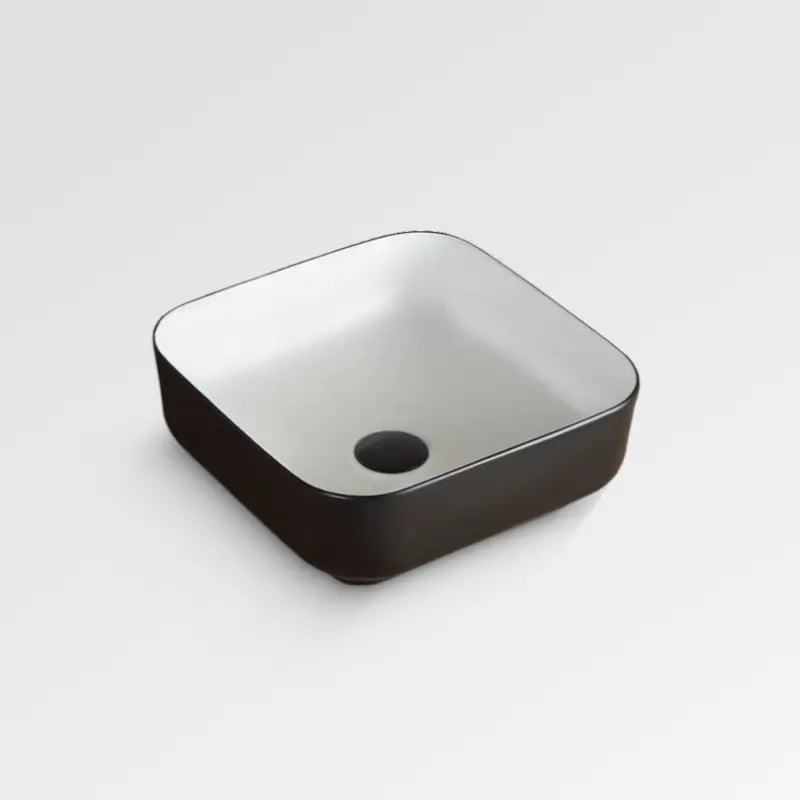Bestlink International B-1091BW Square Counter Top Basin