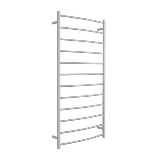 Curved / Round 12 Bar Heated Towel Ladder