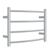 Curved / Round 4 Bar Heated Towel Ladder