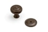 38mm Fluted Knob with Backplate