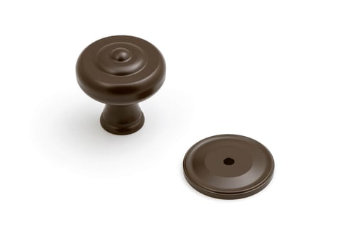 38mm Fluted Knob with Backplate