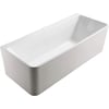Delta Rectangular Back To Wall Free Standing Bathtub