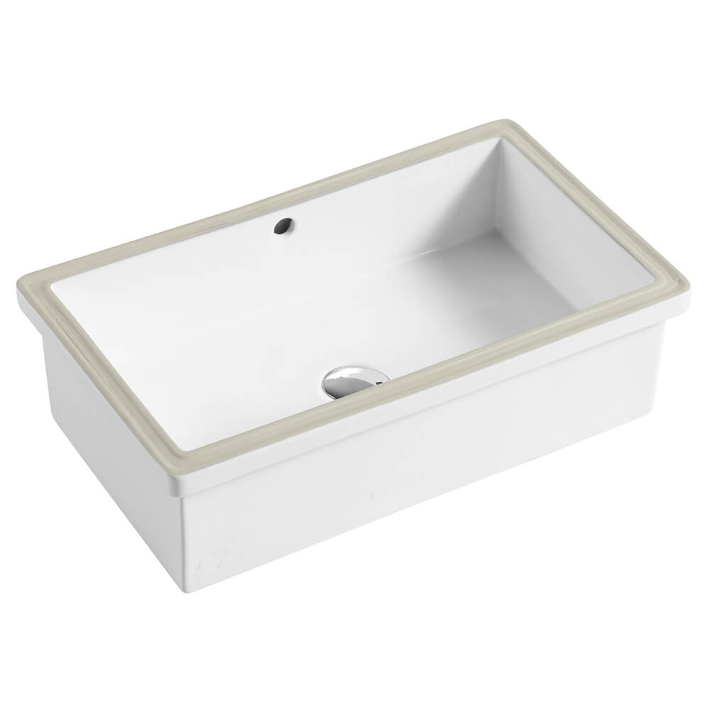 ECT Global WB5038AL Rectangular Undermount Basin With Overflow