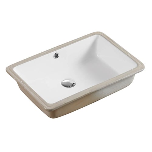 ECT Global WB5038B Rectangular Undermount Basin With Overflow