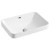 ECT Global WB5237A Curved Rectangular Half Insert Basin With Overflow