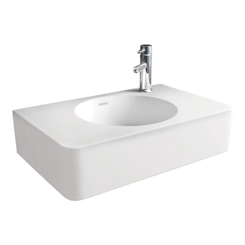 FIENZA ENCANTO CSB11-47 470 CAST STONE WALL BASIN, 1 TAP HOLE