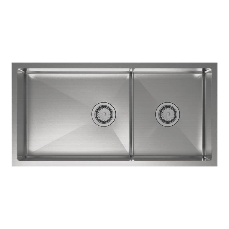 Fienza Hana 40L / 27L Insert or Undermount Double Bowl Sink
