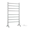 Free Standing Straight / Round 8 Bar Heated Towel