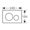 Geberit Sigma Concealed Cistern Flush Buttons gallery image