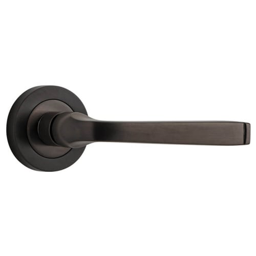 Lever on Round Rose Set Only