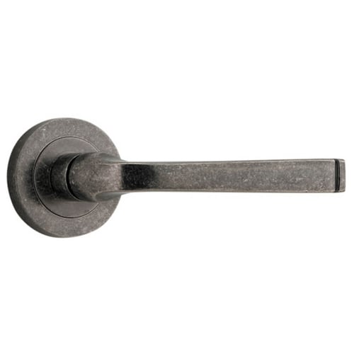 Lever on Round Rose Set Only