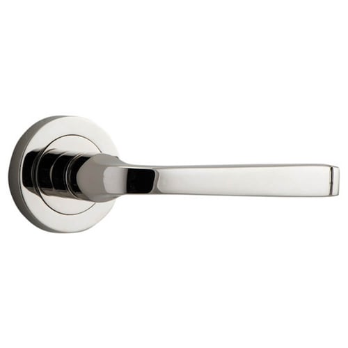 Lever on Round Rose Set Only