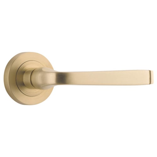 Lever on Round Rose Set Only