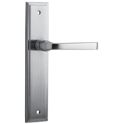 Lever on Shouldered Euro Plate with 45mm Backset Euro Mortice Lock, Cylinder & Turn Snib