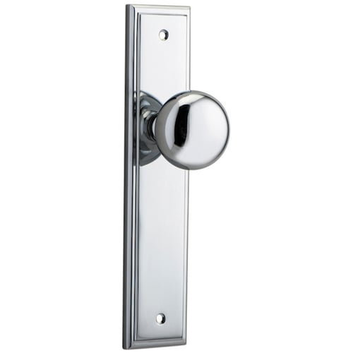 Knob on Stepped Plate with 45mm Backset Tube Latch & Strike