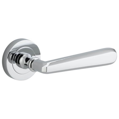Lever on Round Rose Set Only