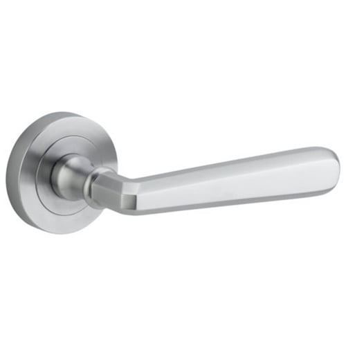 Lever on Round Rose Set Only