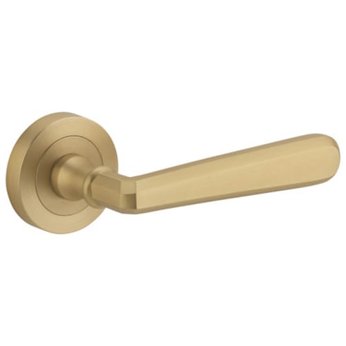 Lever on Round Rose Set Only