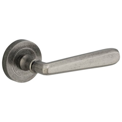Lever on Round Rose Set Only