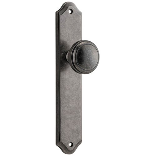 Knob on Shouldered Plate Set Only