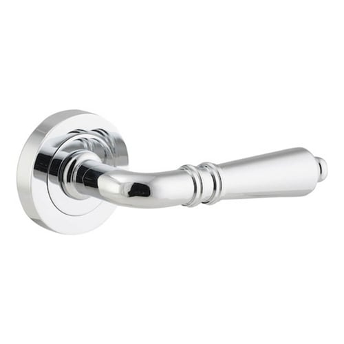 Lever on Round Rose Set Only