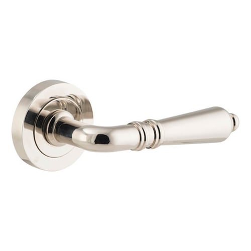Lever on Round Rose Set Only
