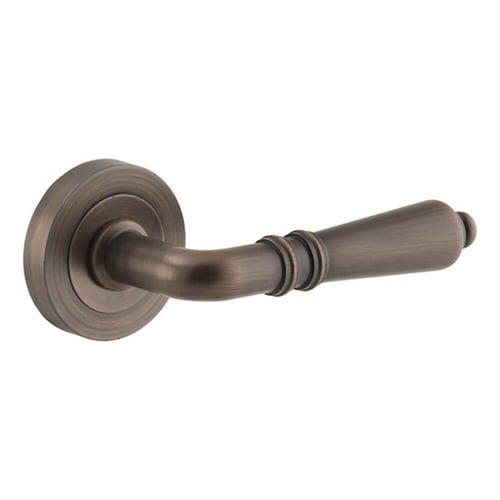 Lever on Round Rose Set Only