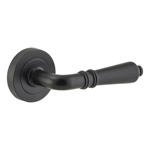 Lever on Round Rose Set Only