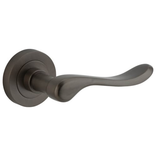 Lever on Round Rose Set Only