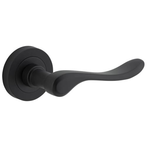 Lever on Round Rose Set Only