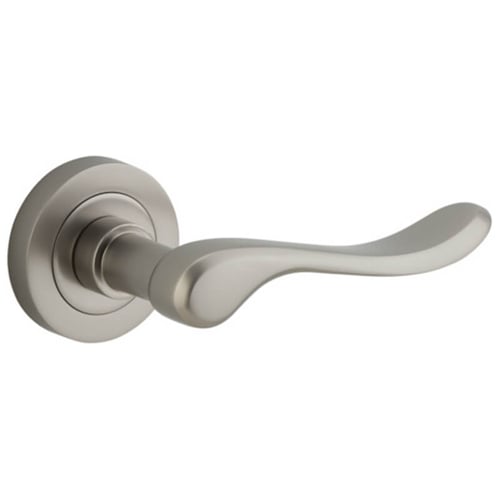 Lever on Round Rose Set Only