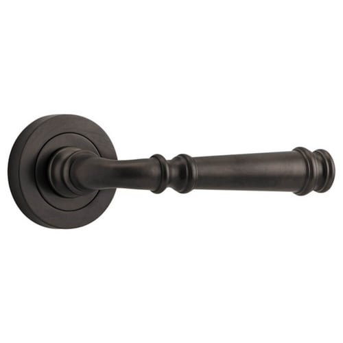 Lever on Round Rose Set Only